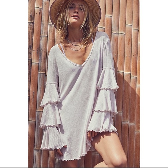 Free People Dresses & Skirts - free people seashore mini dress gray